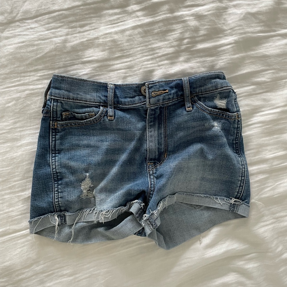 hollister jean shorts
